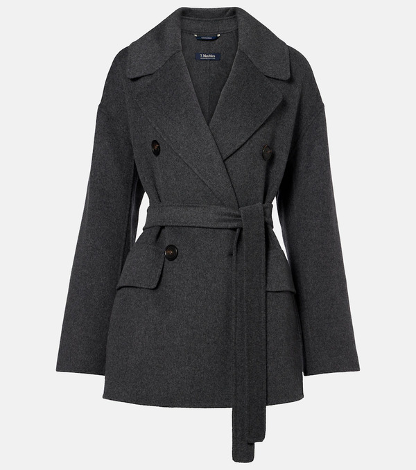  's Max Mara 's Max Mara Ornella Belted Virgin Wool Coat 