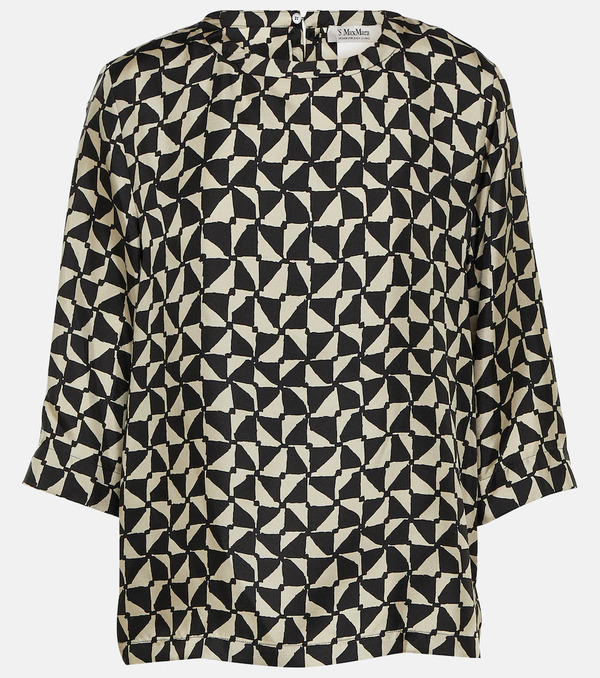  's Max Mara 's Max Mara Relais Silk Blouse 