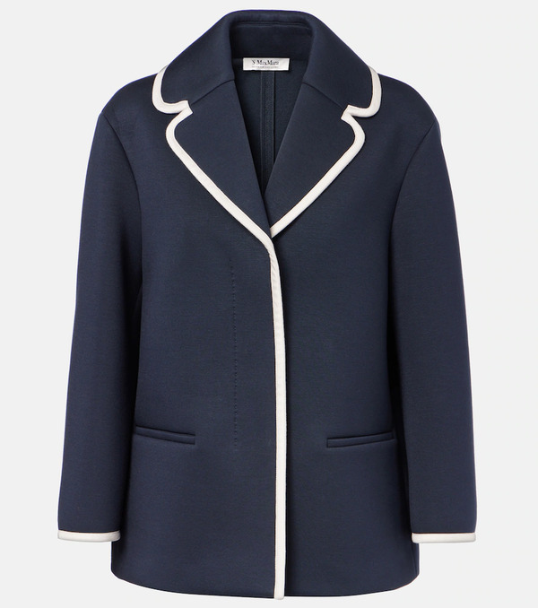  's Max Mara 's Max Mara Single-breasted Jersey Blazer 