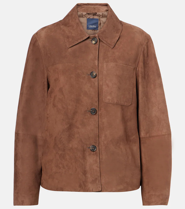  's Max Mara 's Max Mara Suede Overshirt 