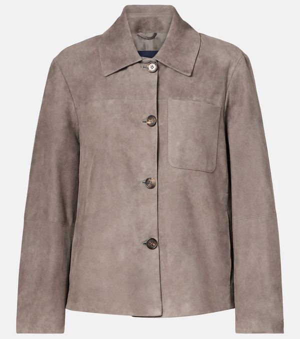  's Max Mara 's Max Mara Suede Overshirt 