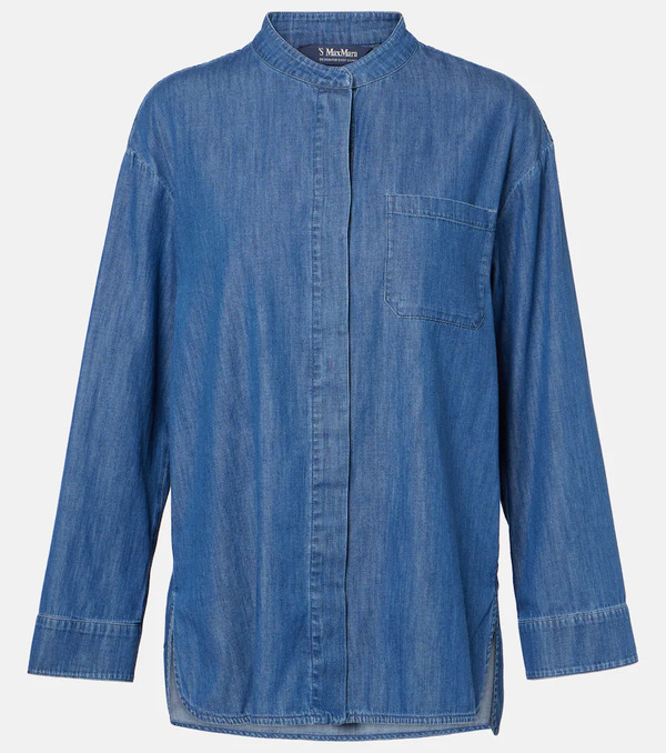  's Max Mara 's Max Mara Unito Denim Top 