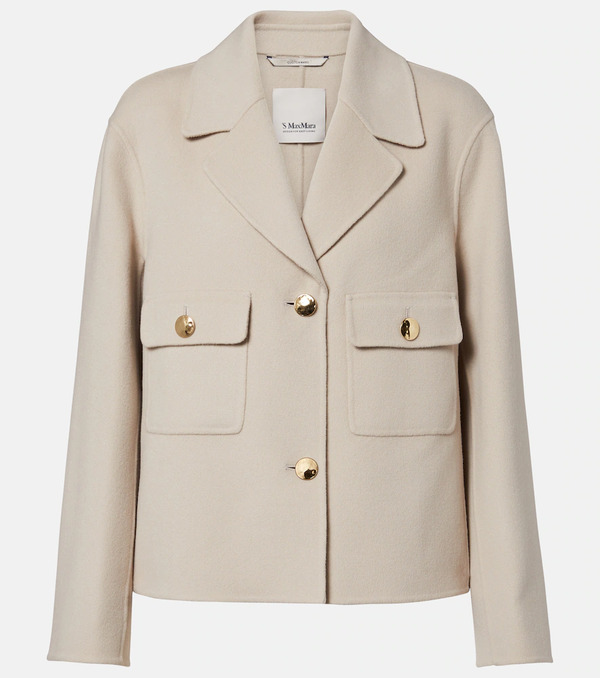  's Max Mara 's Max Mara Virgin Wool Jacket 