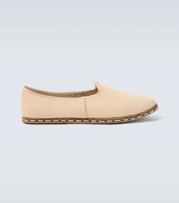  Sabah Sabah Sabah Leather Slip-on Shoes 