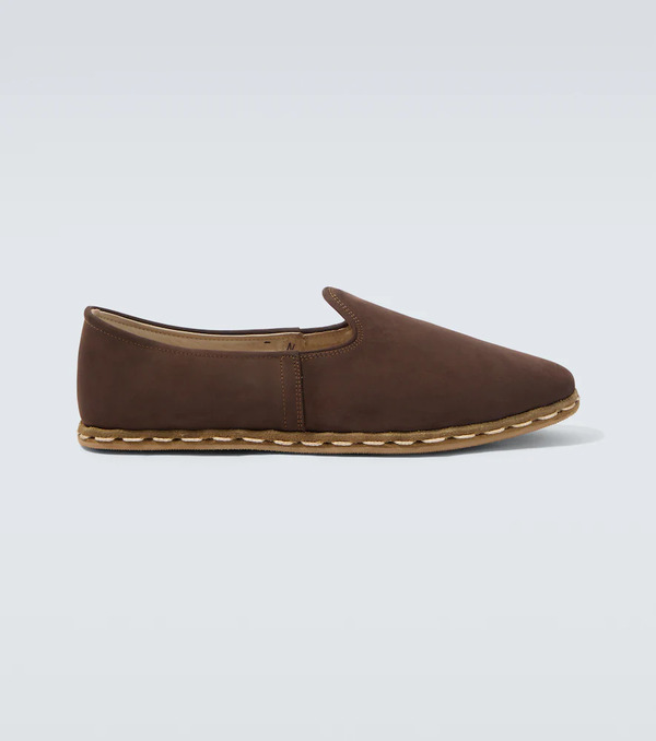  Sabah Sabah Sabah Leather Slip-on Shoes 