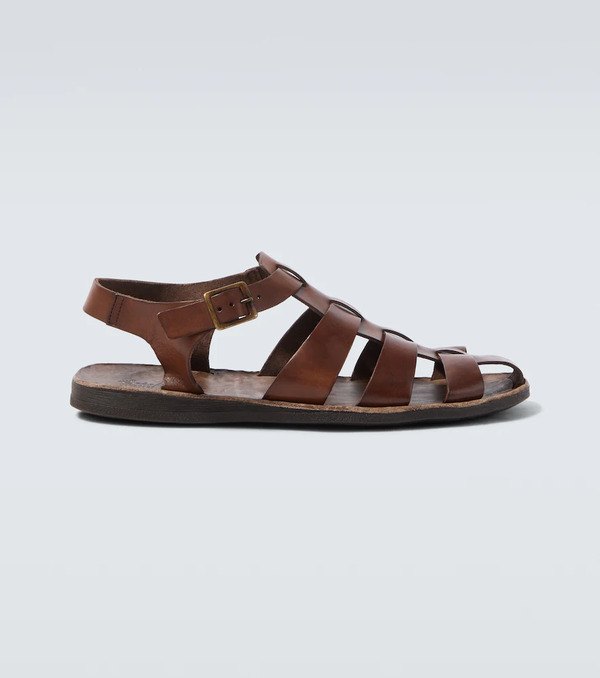  Sabah Sabah Porto Leather Fisherman Sandals 