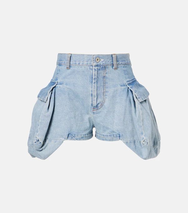  Sacai Sacai Cargo Denim Shorts 