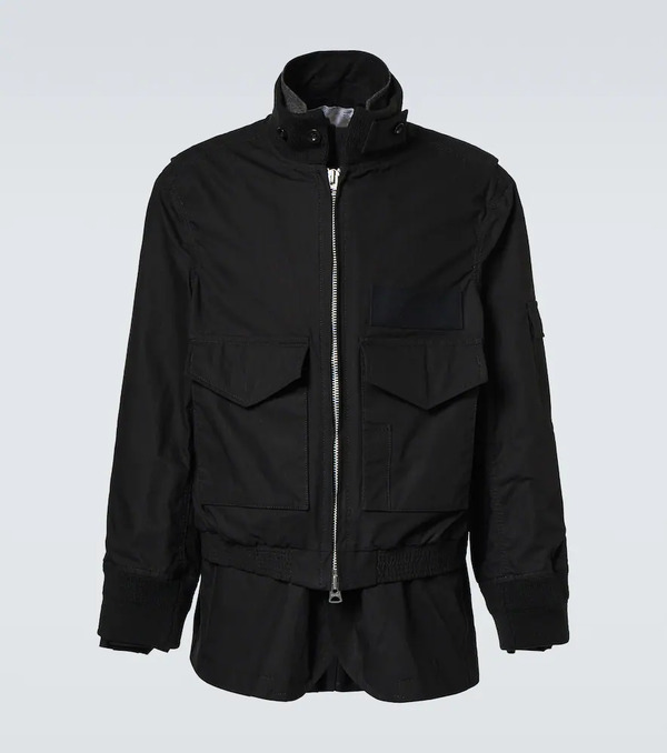  Sacai Sacai Cotton-blend Ripstop Jacket 