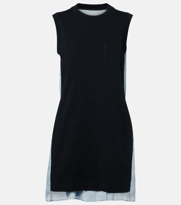  Sacai Sacai Cotton Jersey Minidress 