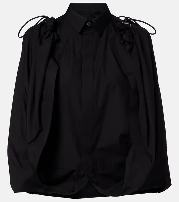  Sacai Sacai Gathered Shirt 