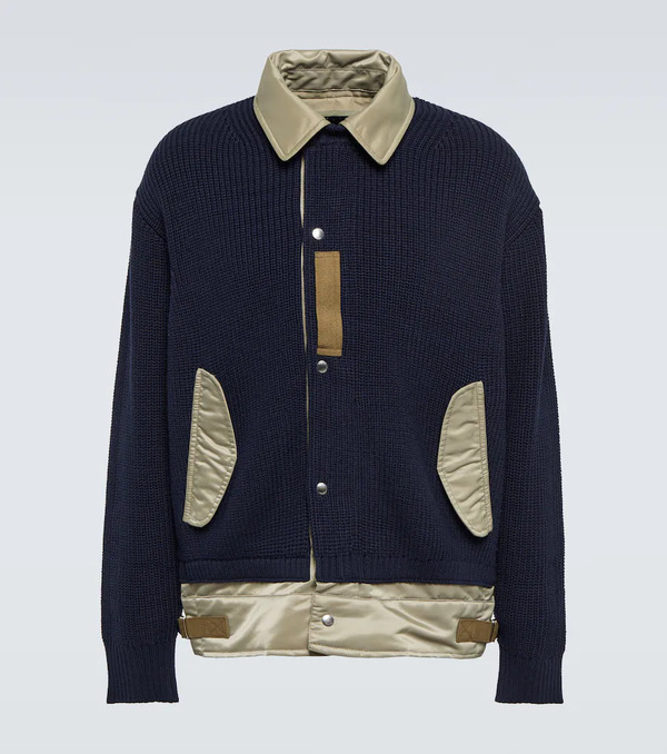  Sacai Sacai Knitted Jacket 