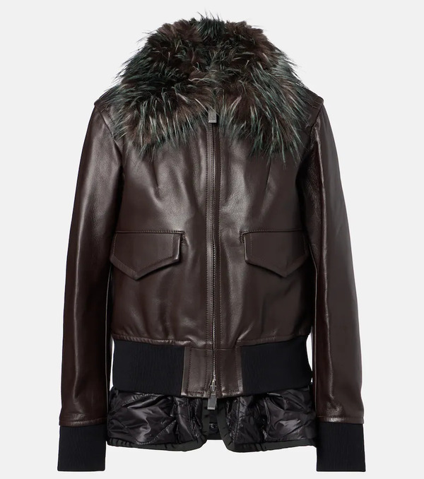  Sacai Sacai Leather Jacket 