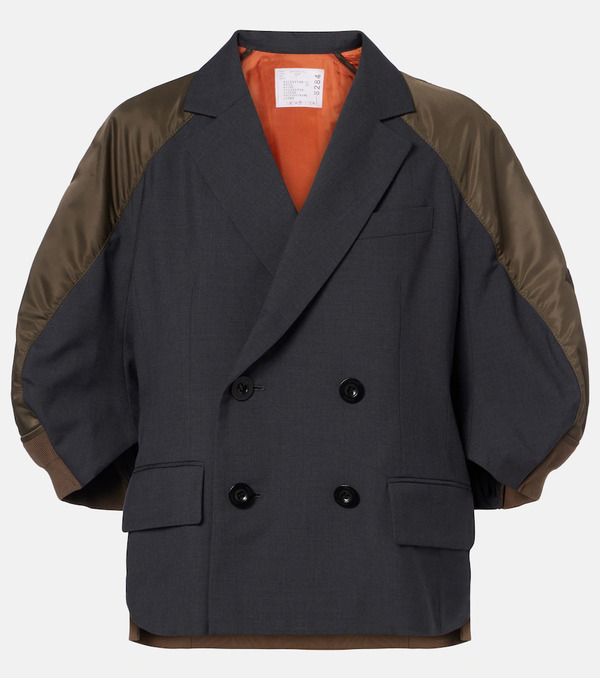  Sacai Sacai Paneled Jacket 