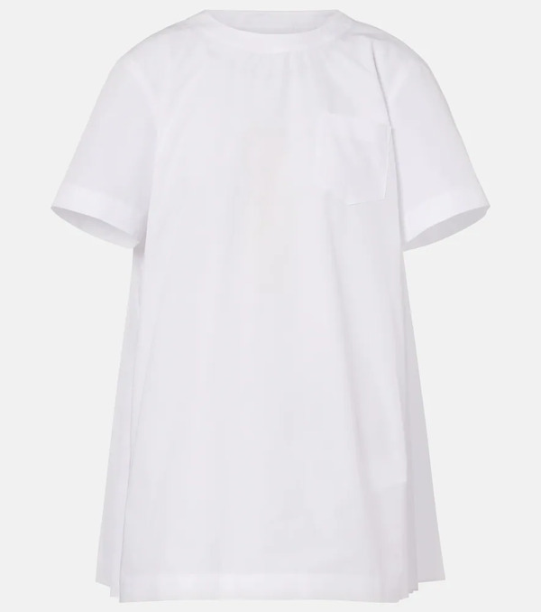  Sacai Sacai Poplin Minidress 