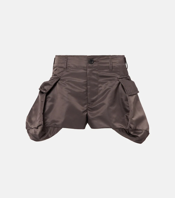  Sacai Sacai Technical Twill Cargo Shorts 