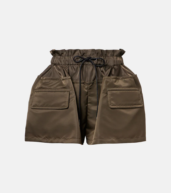  Sacai Sacai Technical Twill Shorts 
