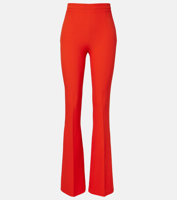  Safiyaa Safiyaa Alexa Crepe Flared Pants 
