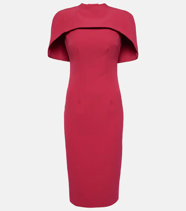  Safiyaa Safiyaa Caped Midi Dress 