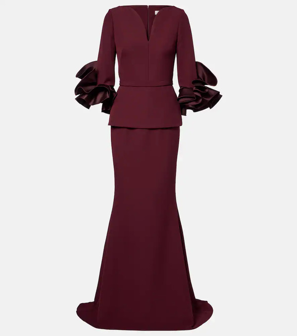  Safiyaa Safiyaa Clemenza Crepe Gown 