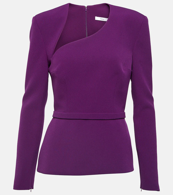  Safiyaa Safiyaa Cutout Crepe Top 