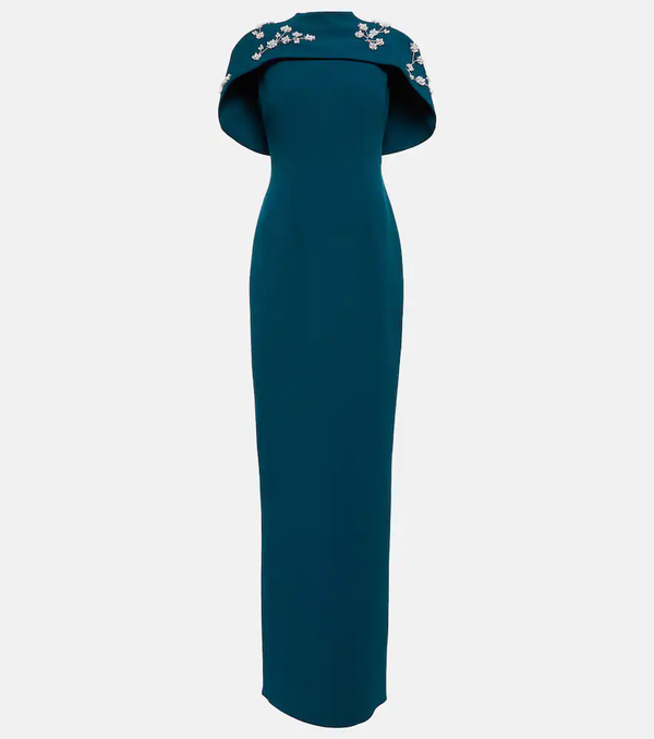  Safiyaa Safiyaa Embellished Crepe Gown 