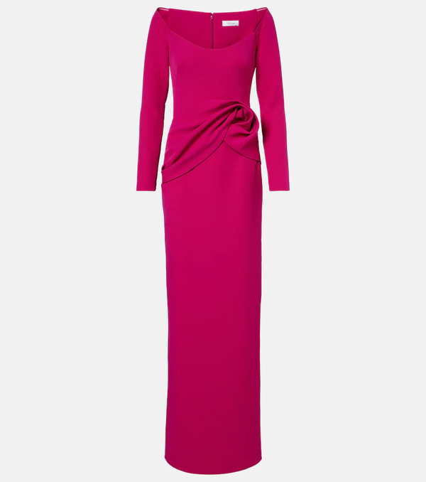  Safiyaa Safiyaa Emmina Draped Crepe Gown 