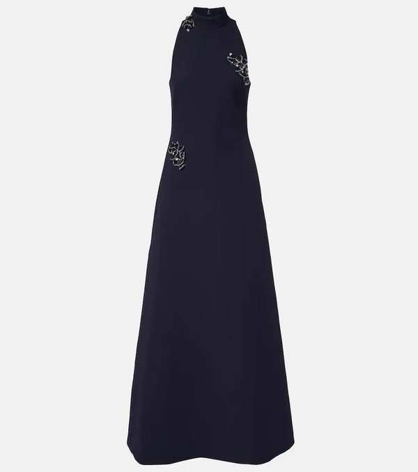  Safiyaa Safiyaa Priscilla Embellished Crepe Gown 