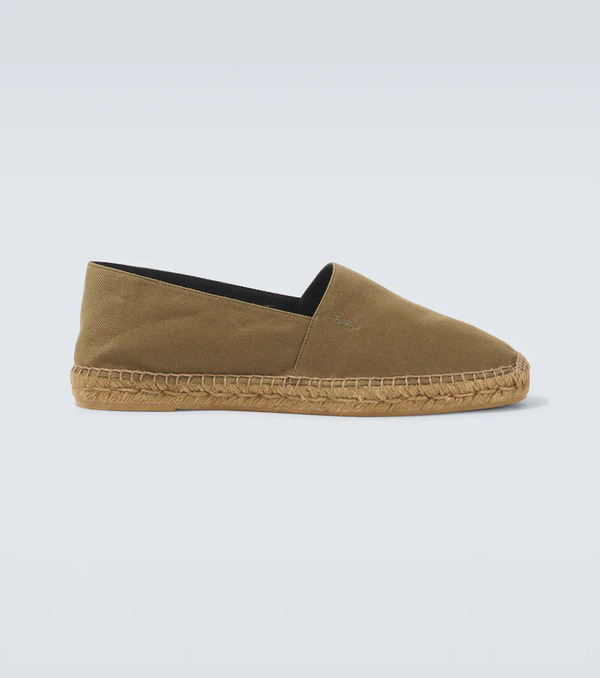  Saint Laurent Saint Laurent Cassandre Gabardine Espadrilles 