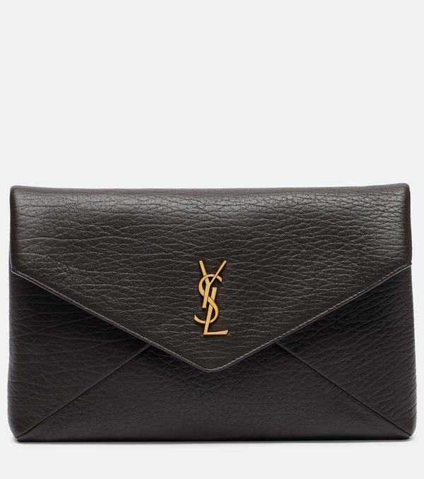  Saint Laurent Saint Laurent Cassandre Leather Pouch 