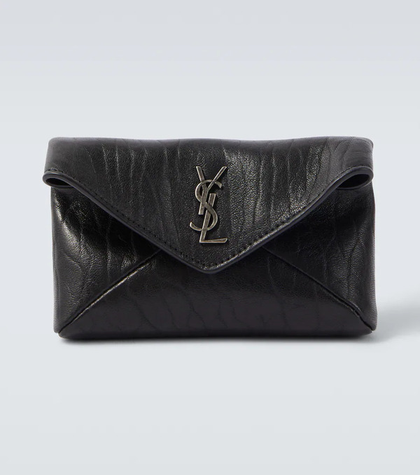  Saint Laurent Saint Laurent Cassandre Leather Wallet 