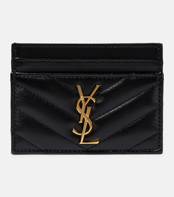  Saint Laurent Saint Laurent Cassandre Matelasse Leather Card Holder 
