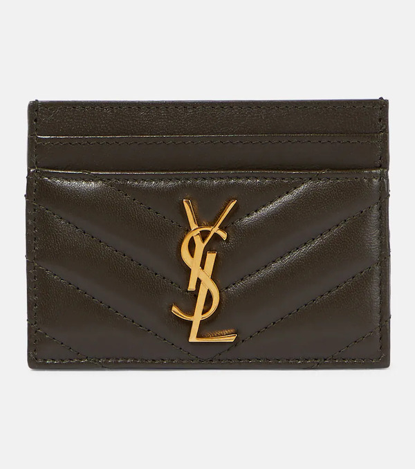  Saint Laurent Saint Laurent Cassandre Matelasse Leather Card Holder 