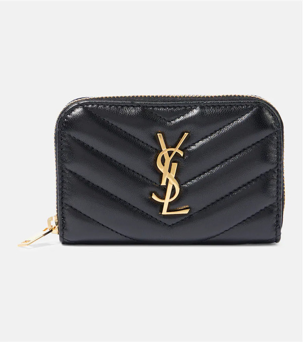  Saint Laurent Saint Laurent Cassandre Matelasse Leather Coin Purse 