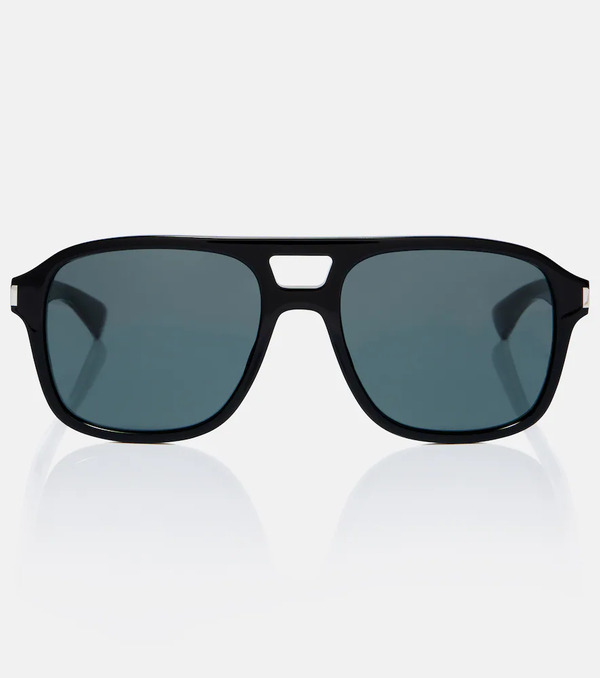  Saint Laurent Saint Laurent Corner Angle Aviator Sunglasses 