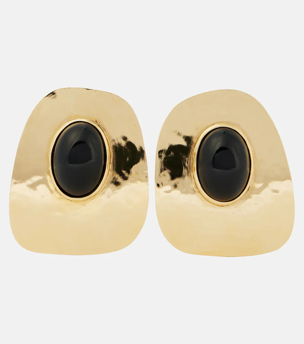  Saint Laurent Saint Laurent Embellished Clip-on Earrings 