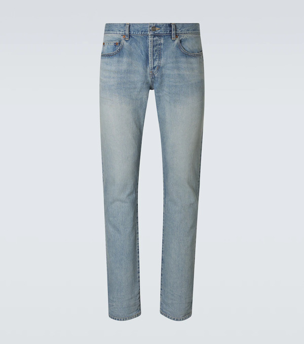  Saint Laurent Saint Laurent Faded Slim Jeans 