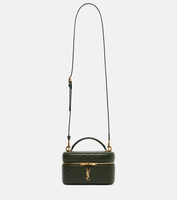  Saint Laurent Saint Laurent Gaby Leather Vanity Bag 