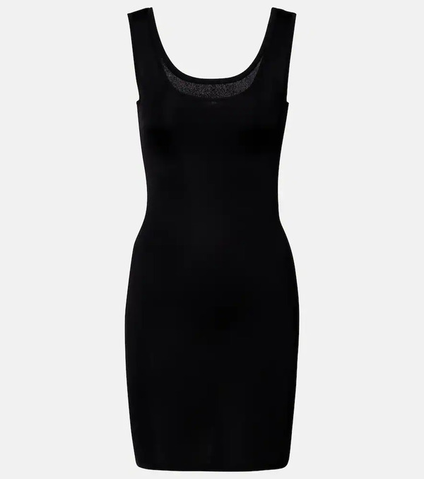  Saint Laurent Saint Laurent Jersey Minidress 