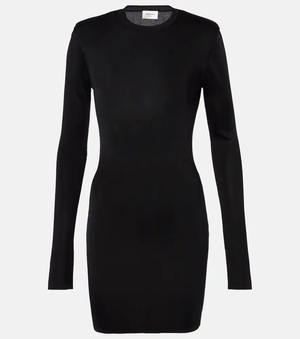  Saint Laurent Saint Laurent Knitted Minidress 