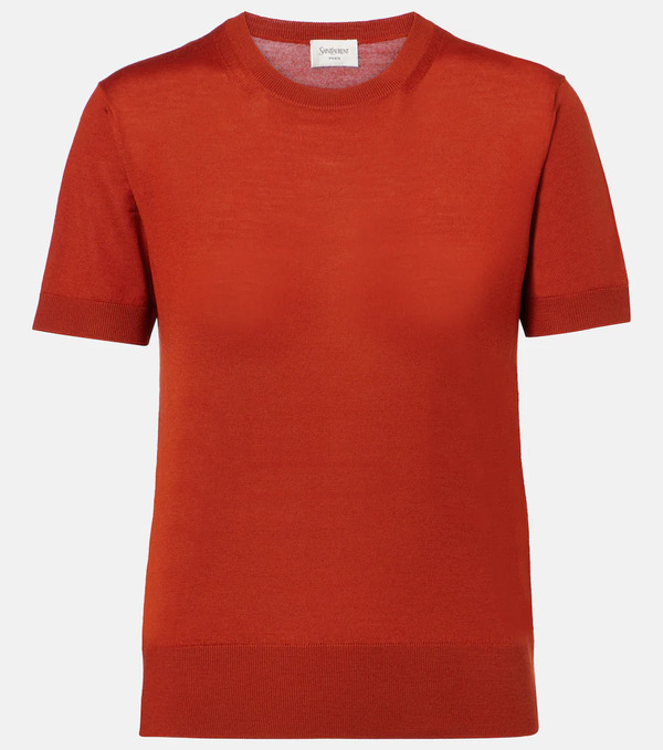  Saint Laurent Saint Laurent Knitted Wool T-shirt 