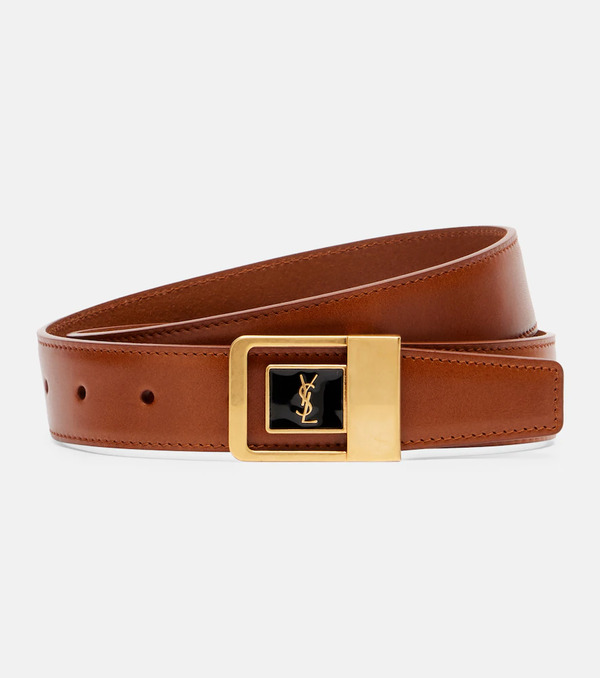  Saint Laurent Saint Laurent La 66 Leather Belt 