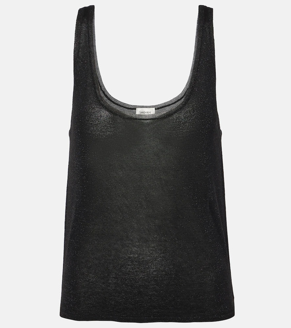  Saint Laurent Saint Laurent Lame Top 