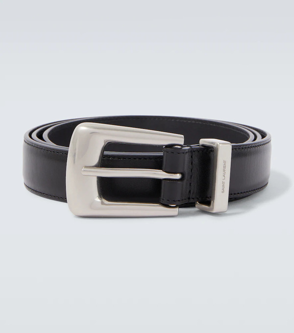  Saint Laurent Saint Laurent Leather Belt 