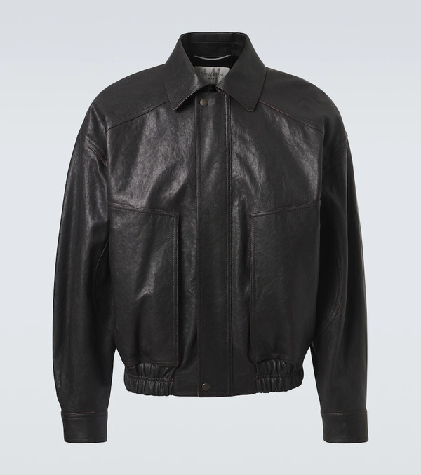  Saint Laurent Saint Laurent Leather Blouson Jacket 
