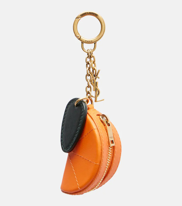 Saint Laurent Saint Laurent Leather Keychain 