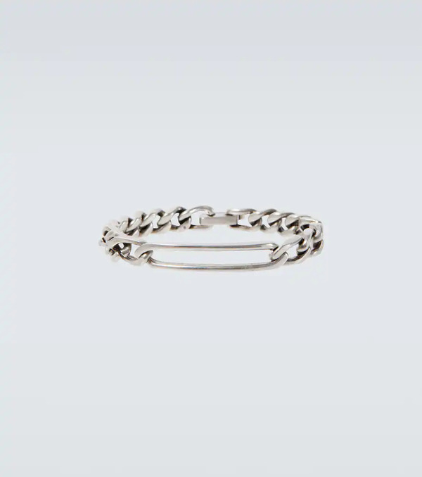  Saint Laurent Saint Laurent Logo Chain Bracelet 