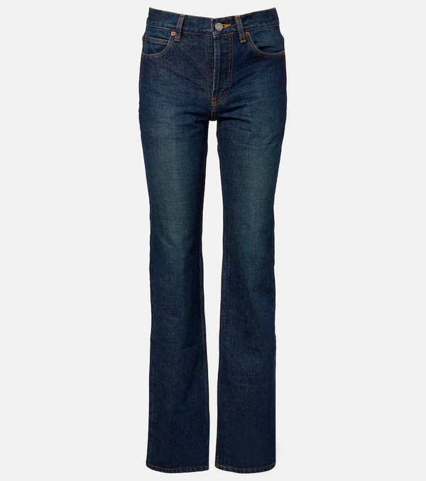  Saint Laurent Saint Laurent Mid-rise Bootcut Jeans 