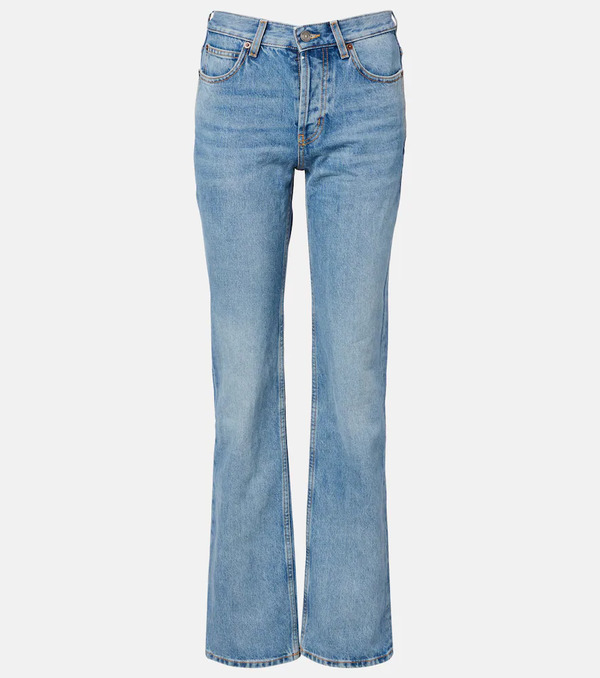  Saint Laurent Saint Laurent Mid-rise Bootcut Jeans 