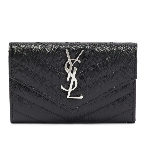  Saint Laurent Saint Laurent Monogram Small Leather Wallet 