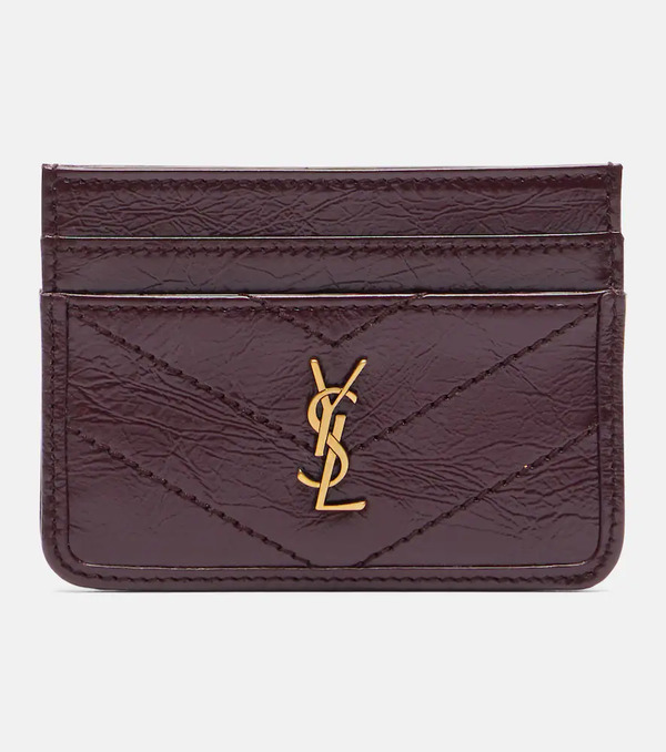  Saint Laurent Saint Laurent Niki Leather Card Holder 